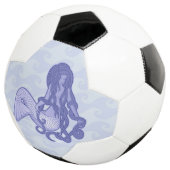 Sitting Mermaid Blue Voetbal (Drie kwart)