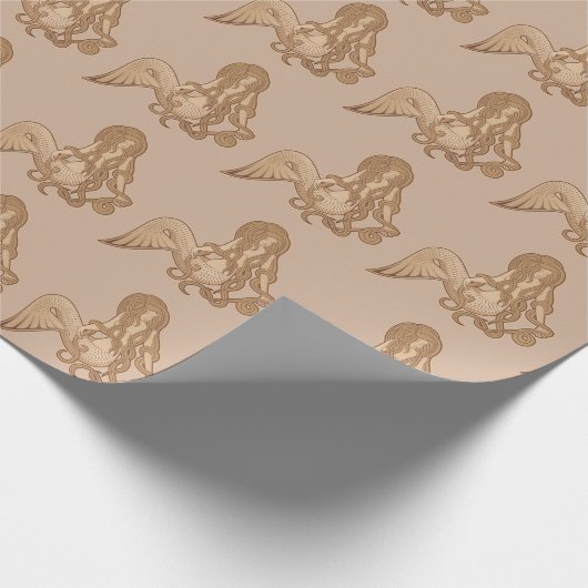 Sitting Mermaid Cadeaupapier (Hoek)