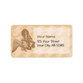 Sitting Mermaid Etiket (Voorkant)