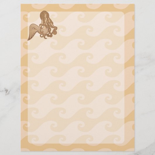 Sitting Mermaid Flyer (Voorkant)