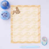 Sitting Mermaid Flyer (Enkel)