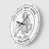 Sitting Mermaid Grote Klok (Hoek)