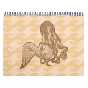 Sitting Mermaid Kalender