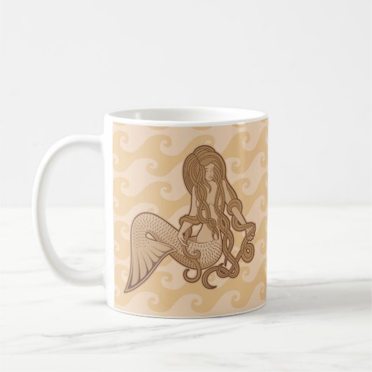 Sitting Mermaid Koffiemok (Links)