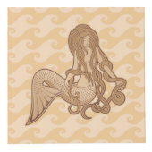 Sitting Mermaid Kubus (Voorkant)