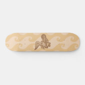 Sitting Mermaid Persoonlijk Skateboard (Horizontaal)