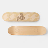 Sitting Mermaid Persoonlijk Skateboard (Horizontaal)