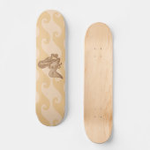 Sitting Mermaid Persoonlijk Skateboard (Voorkant)