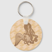 Sitting Mermaid Sleutelhanger (Voorkant)