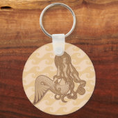 Sitting Mermaid Sleutelhanger (Voorkant)