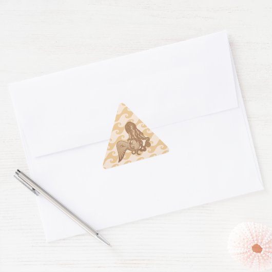 Sitting Mermaid Sticker (Envelop)