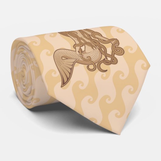 Sitting Mermaid Stropdas (Opgerold)