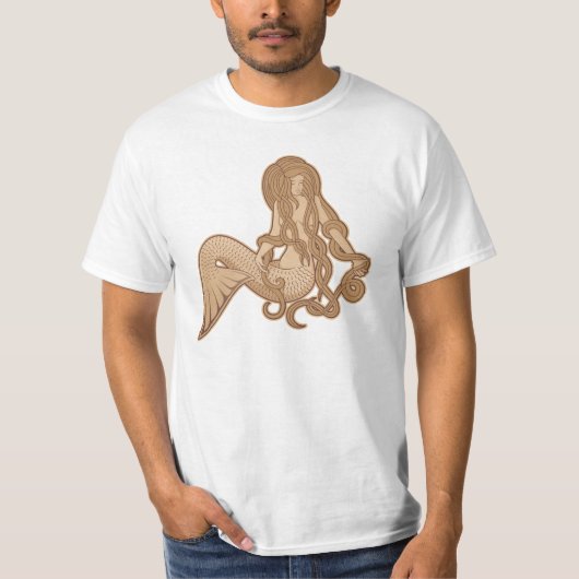 Sitting Mermaid T-shirt (Voorkant)