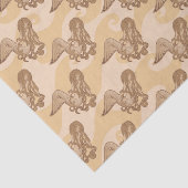 Sitting Mermaid Tissuepapier (Detail)