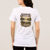 Sitting on my Rock Tri-Blend Shirt (Achterkant)