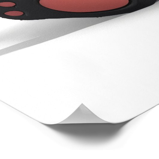 Sitting Panda Bear Cartoon Illustration Art Poster (Hoek)