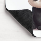 Sitting Panda Bear Cartoon Illustration Artwork Muismat (Hoek)