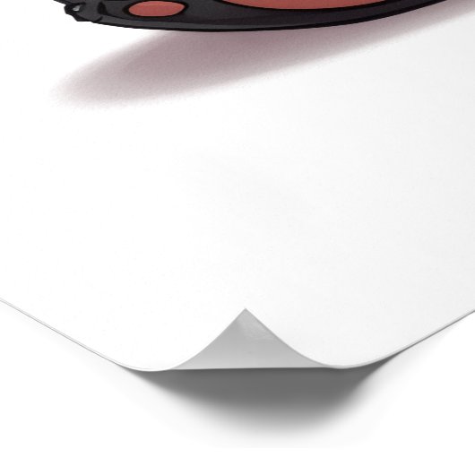 Sitting Panda Bear Cartoon Illustration Artwork Poster (Hoek)