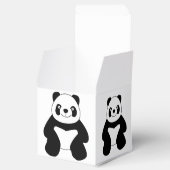 Sitting panda bedankdoosjes (Geopend)