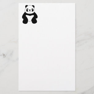 Sitting panda briefpapier