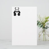 Sitting panda briefpapier (Staand voorkant)