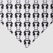 Sitting panda tissuepapier (Detail)