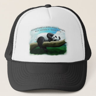 Sitting Panda Trucker Pet