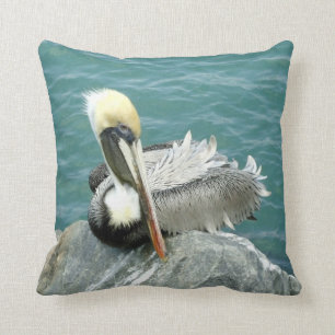 Sitting Pelican Kussen