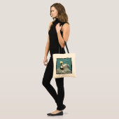 Sitting Pelican Personalized Tote Bag (Voorkant (model))