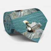 Sitting Pelican Stropdas (Opgerold)