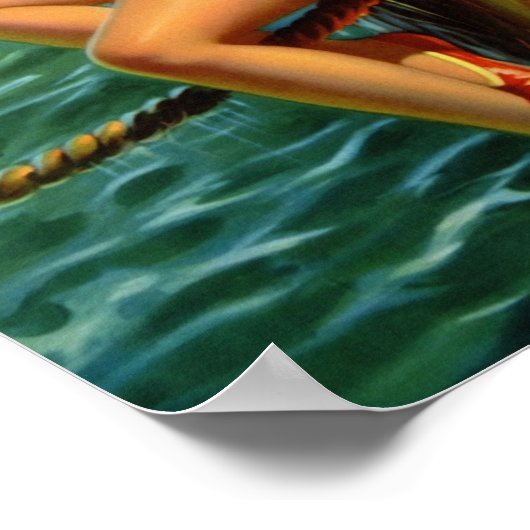 "Sitting " schilderij - Edward Mason Eggleston Poster (Hoek)