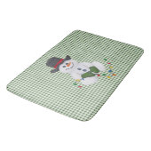 Sitting Snowman Bath Mat (Gekanteld)