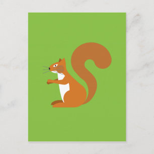 Sitting Squirrel Briefkaart