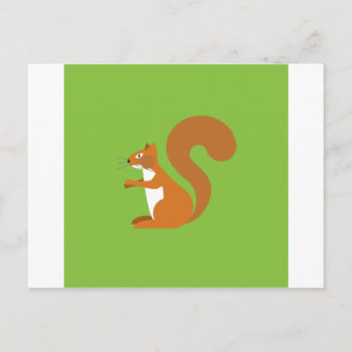 Sitting Squirrel Briefkaart