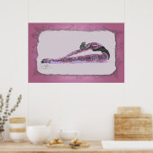 Sitting Stretting Over Legs Poster (Keuken)