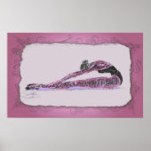 Sitting Stretting Over Legs Poster (Voorkant)