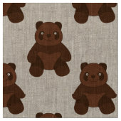 Sitting Teddy beer Stof (Close Up)