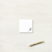 Sitting Tiger bestaat uit zwarte krabbels Post-it® Notes (Op bureau)
