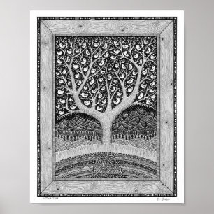 Sitting Tree Poster