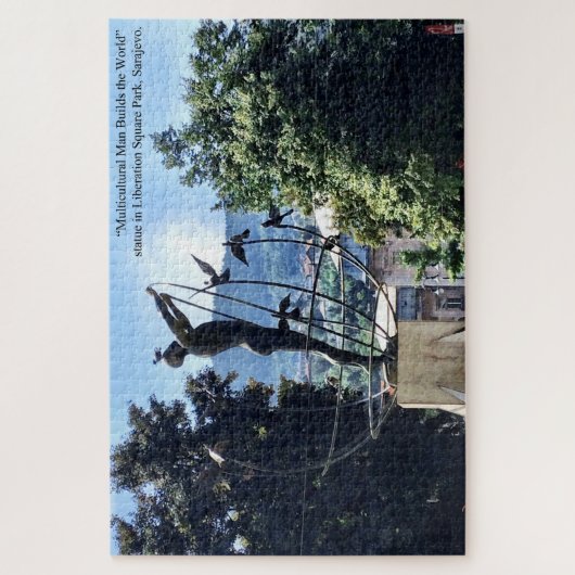 Situatie in Sarajevo Park Legpuzzel (Verticaal)