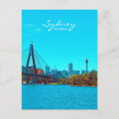 Situatie in Sydney ANZAC Bridge Briefkaart (Voorkant)
