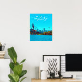 Situatie in Sydney ANZAC Bridge Poster (Thuiskantoor)