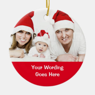 Situatie op feestdagen keramisch ornament