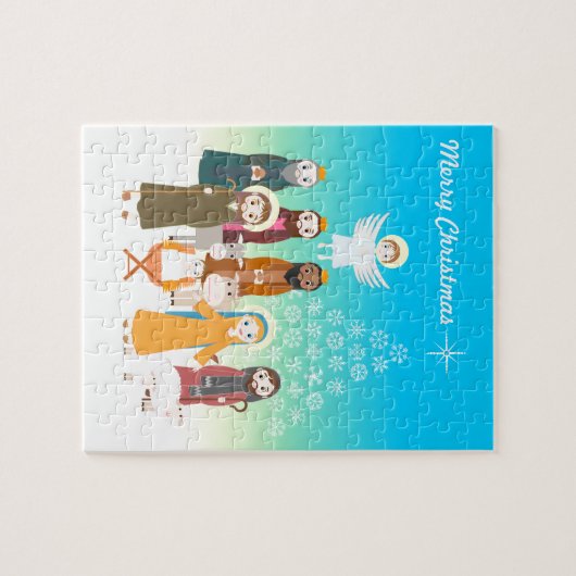 Situatie van kinderen legpuzzel (Horizontaal)