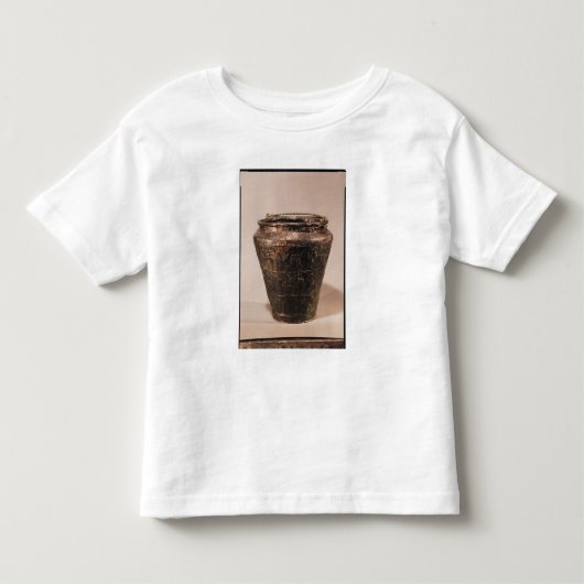 Situla met drie repousse decoratieve banden kinder shirts (Voorkant)