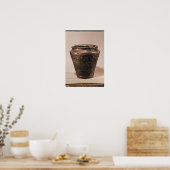 Situla met drie repousse decoratieve banden poster (Keuken)