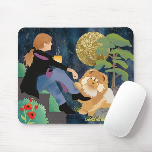 SITZ EN THINKZ Chow - Mousepad Muismat (Met muis)