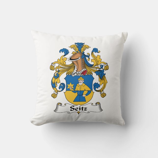 Sitz Family Crest Kussen (Voorkant)