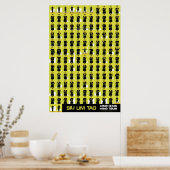 Siu Lim Tao Yellow Poster (Keuken)