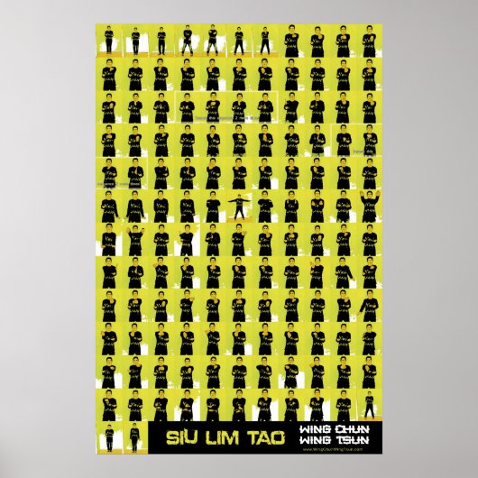 Siu Lim Tao Yellow Poster (Voorkant)